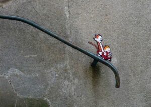 Street Art Example Calvin and Hobbes